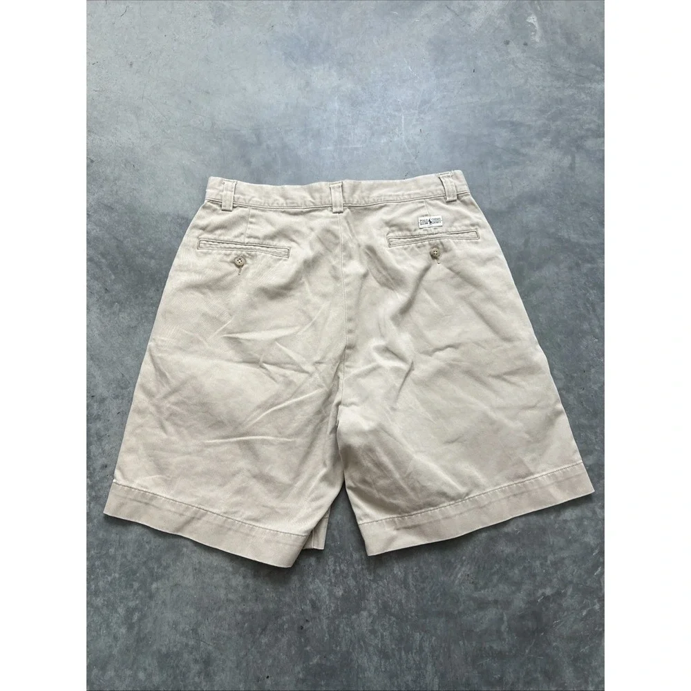 Ralph Lauren Men's Polo Jeans Shorts, Size 32, Beige Chino Sku97